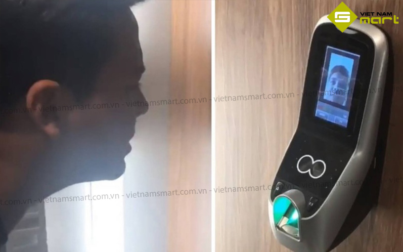 Máy Chấm Công Khuôn Mặt ZKTeco MultiBio 700 MultiBio 700 quét và xác minh khuôn mặt nhanh chóng