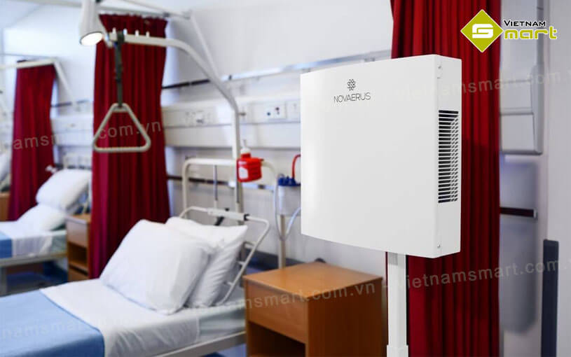 Máy lọc khử khuẩn không khí Novaerus Protect 800 (NV 800) Công nghệ NanoStrike được ứng dụng trên máy lọc NV 800 giúp khử khuẩn hiệu quả