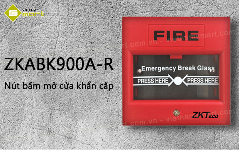 Nút bấm mở cửa khẩn cấp ZKTeco ZKABK900A-R