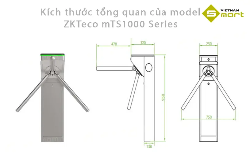 ZKTeco mTS1000 Series