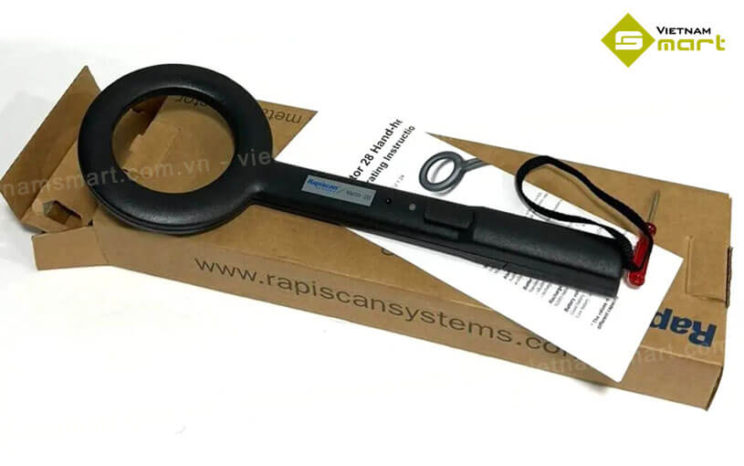 Máy dò kim loại cầm tay Rapiscann Metor 28 VietnamSmart - Phân phối máy dò kim loại cầm tay Metor 28 giá rẻ
