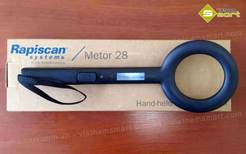 Máy dò kim loại cầm tay Rapiscann Metor 28 Tay dò kim loại Metor 28 có vận hành hiệu quả, tin cậy