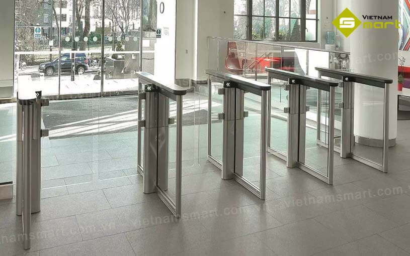 Giới thiệu cổng swing barrier Gunnebo FLs-BA