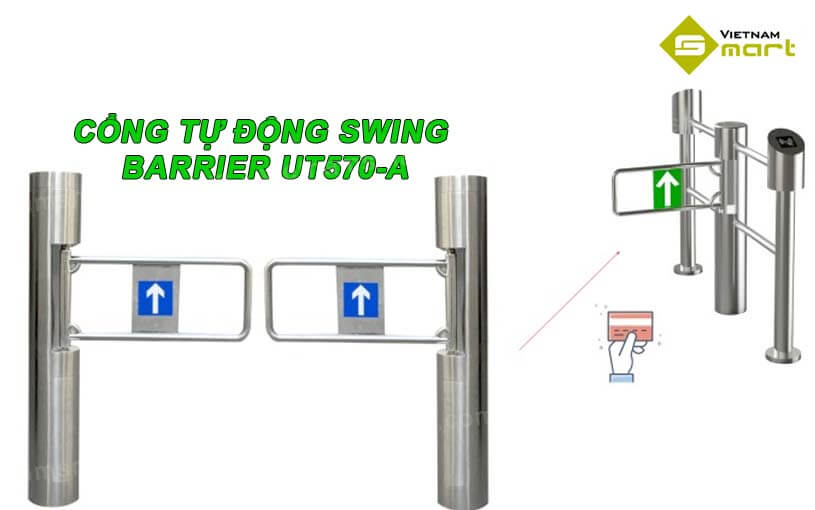 Cổng tự động swing barrier UT570-A Giới thiệu về cổng tự động swing barrier UT570-A