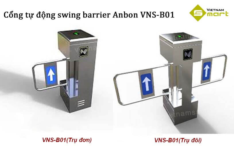 Cửa tự động swing barrier VNS-B01 Giới thiệu về cửa tự động swing barrier VNS-B01