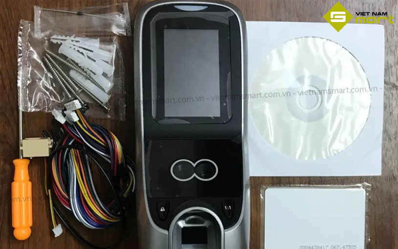 Máy Chấm Công Khuôn Mặt ZKTeco MultiBio 700 Trọn bộ máy chấm công MultiBio700