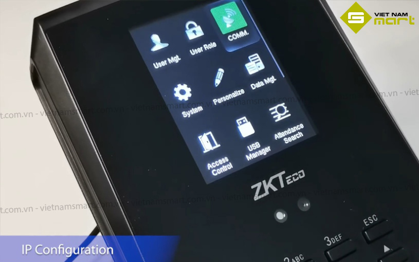 Máy chấm công khuôn mặt ZKTeco KF460 Máy chấm công ZKTeco F460 có màn hình sắc nét