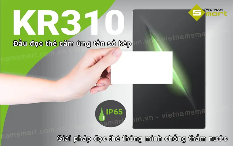 Đầu đọc thẻ cảm ứng ZKTeco KR310 Đầu đọc thẻ cảm ứng mifare ZKTeco KR310