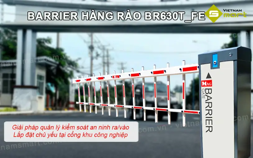 Giới thiệu về barrier tự động Magnet BR630T_FE