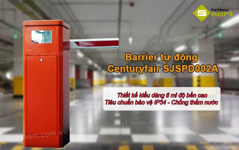 Barrier tự động Centuryfair SJSPD002A Giới thiệu về barrier tự động Centuryfair SJSPD002A