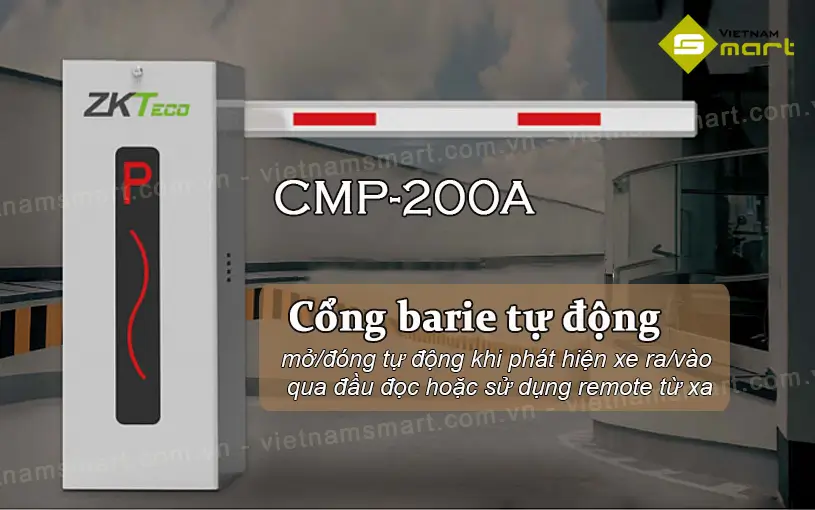 Barrier tự động ZKTeco CMP-200A Giới thiệu về barrier tự động ZKTeco CMP-200A