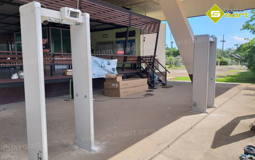 Cổng dò kim loại và đo thân nhiệt Dahua DHI-ISC-D718-T Cổng đo thân nhiệt và dò kim loại DHI-ISC-D718-T hoàn toàn vô hại với sức khỏe của con người