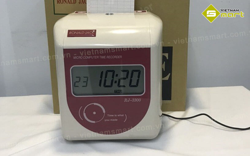 Máy chấm công thẻ giấy Ronald Jack RJ-3300N Máy chấm công thẻ giấy RJ-3300N
