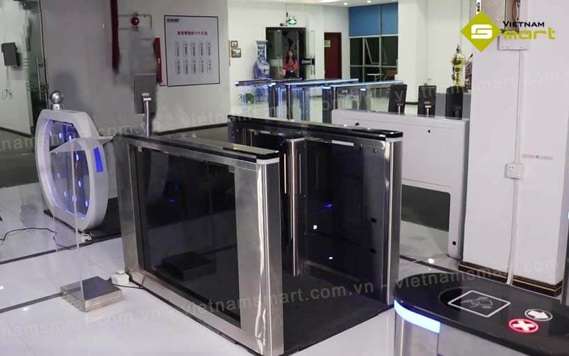 Cổng swing barrier Turboo B325 Cổng an ninh phân làn swing barrier Turboo B325