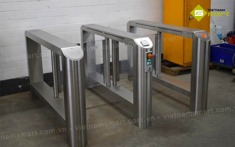 Cổng swing barrier Kaba HSB-E2 Ứng dụng của cổng phân làn swing barrier HSB-E02
