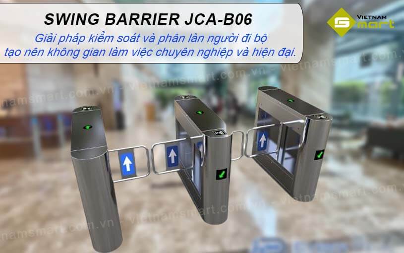 Cổng tự động swing barrier JCA-B06 Giới thiệu về cửa tự động swing barrier JCA-B06