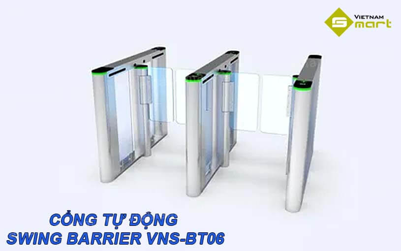 Cổng tự động swing barrier VNS-BT06 Cổng phân làn tự động swing barrier VNS-BT06