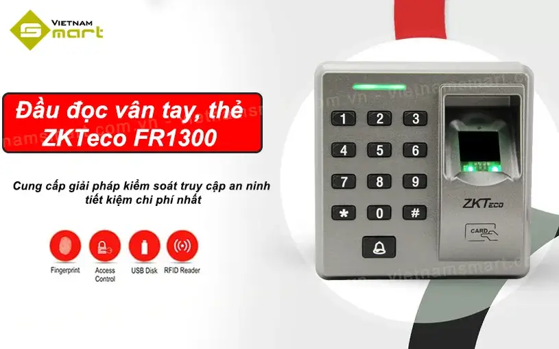 Đầu đọc vân tay, thẻ ZKTeco FR1300 ZKTeco FR1300