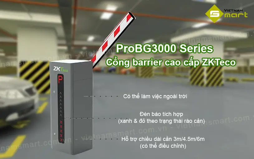 Cổng barrier tự động ZKTeco ProBG3000 Series