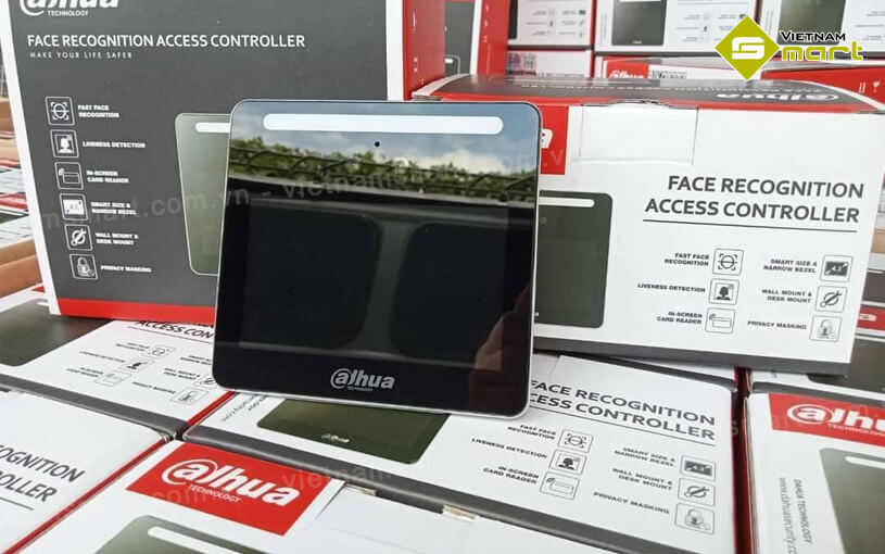 Máy chấm công khuôn mặt Dahua DHI-ASI3213G-MW Máy chấm công khuôn mặt Dahua DHI-ASI3213G-MW được phân phối chính hãng bởi VietnamSmart