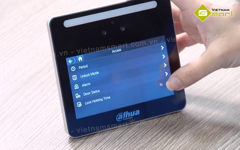 Máy chấm công khuôn mặt Dahua DHI-ASI3213G-MW Sử dụng cảm biến một chạm với máy chấm công DHI-ASI3213G-MW nhanh nhạy, hiệu quả