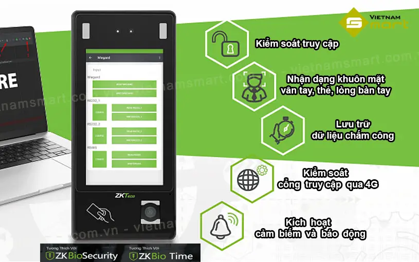 Giới thiệu về máy chấm công khuôn mặt ZKTeco G4 Pro