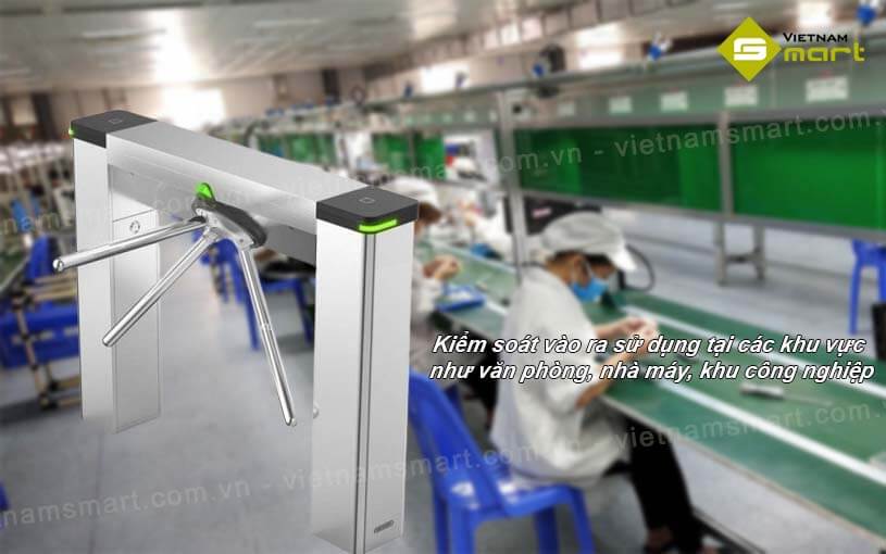 Cổng xoay 3 càng Hikvision DS-K3G501-S Cổng xoay 3 càng DS-K3G501-S ứng dụng kiểm soát vào ra phổ biến