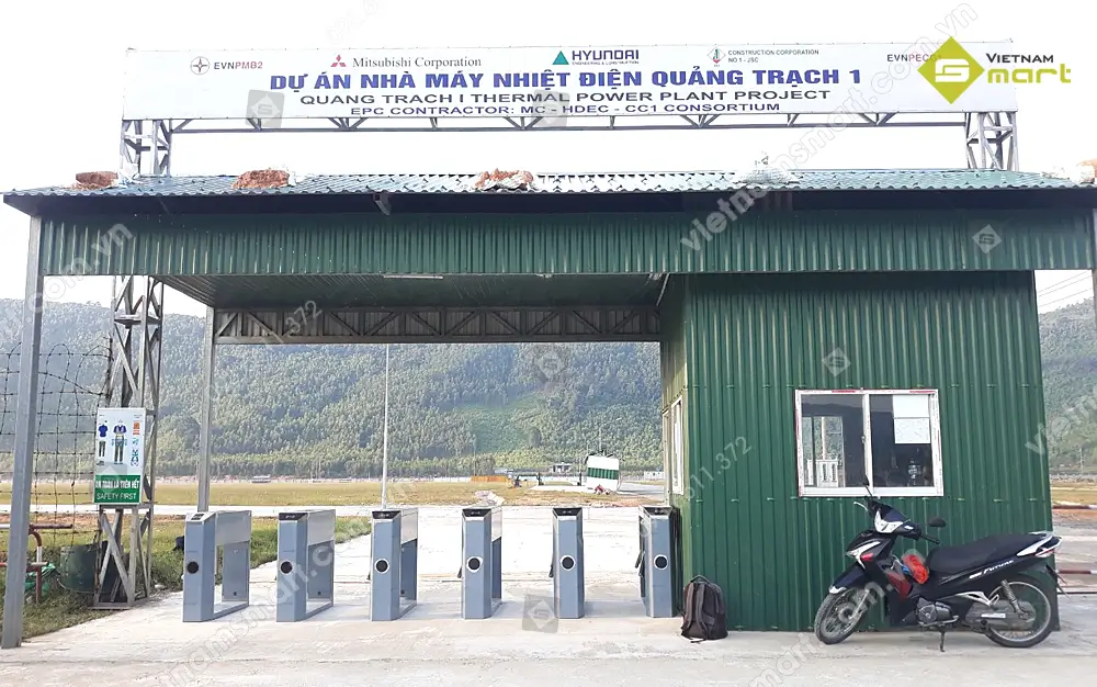Dự án lắp cổng xoay tripod nhà máy nhiệt điện Quảng Trạch 1-Quảng Bình