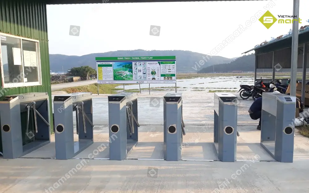 Dự án lắp hệ thống kiểm soát truy cập cổng xoay tripod nhà máy nhiệt điện Quảng Trạch 1-Quảng Bình