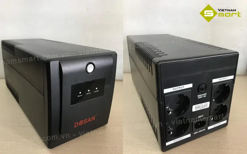 Bộ lưu điện Dosan Smart PC-1000 Giới thiệu về thiết bị lưu điện (UPS) Dosan offline Line Smart PC-1000