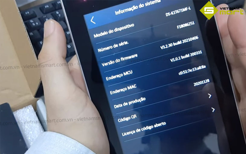 Máy chấm công khuôn mặt HIKVISION DS-K1T671E DS-K1T671E kết nối mạng dễ dàng