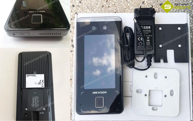 Máy chấm công khuôn mặt Hikvision DS-K1T341CEFW Hình ảnh thực tế của máy chấm công HikvisionDS-K1T341CEFW