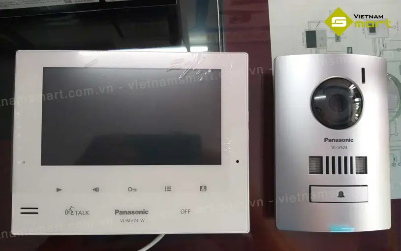 Bộ chuông cửa màn hình Panasonic VL-SV74VN Bộ chuông cửa màn hình Panasonic VL-SV74VN giải pháp an ninh cho các ngôi nhà hiện đại