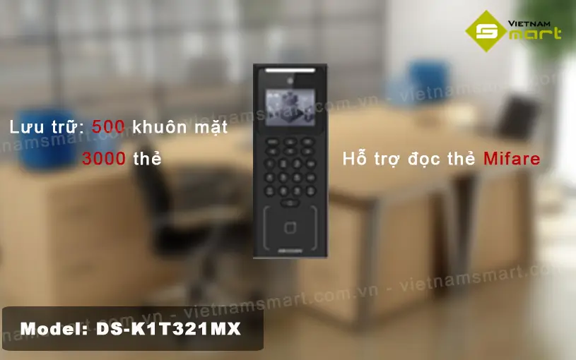 Máy chấm công khuôn mặt HIKVISION DS-K1T321MX HIKVISION DS-K1T321MX