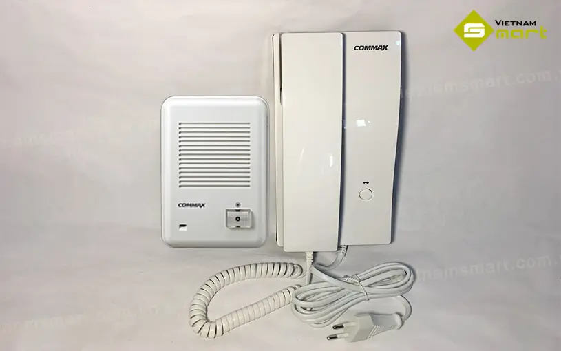 Bộ điện thoại chuông cửa Commax DP-2S/ DR-201D Hình ảnh cận bộ điện thoại chuông cửa DP-2S/ DR-201D