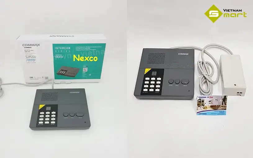 Điện thoại liên lạc nội bộ Commax CM-810M Ảnh thực tế điện thoại liên lạc nội bộ Interphone Commax CM-810M