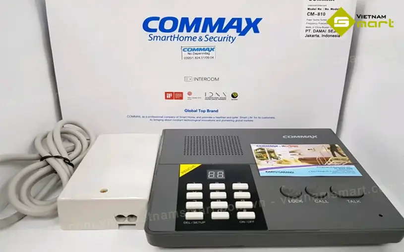 Điện thoại liên lạc nội bộ Commax CM-810 Ảnh thực tế điện thọa liên lạc nội bộ Interphone CM-810