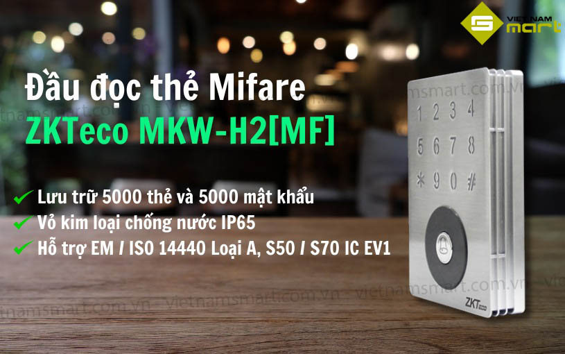 Giới thiệu đầu đọc thẻ mifare MKW-H2 (MF)