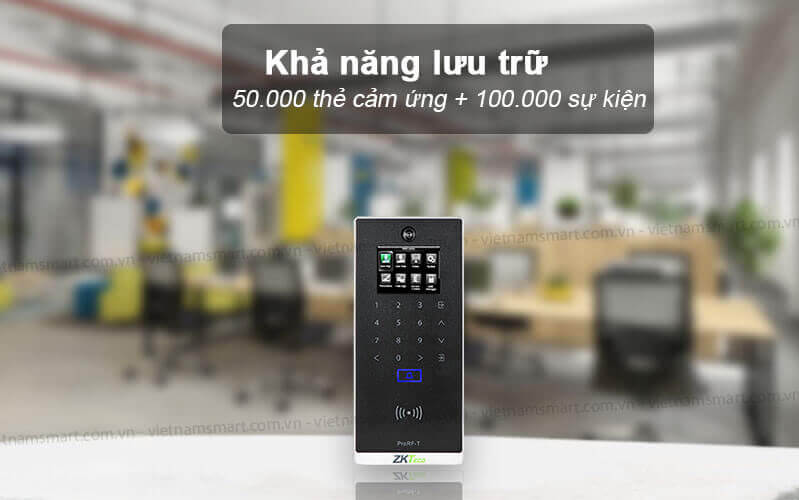 Thiết bị kiểm soát ra vào độc lập ZKTeco ProRF-T