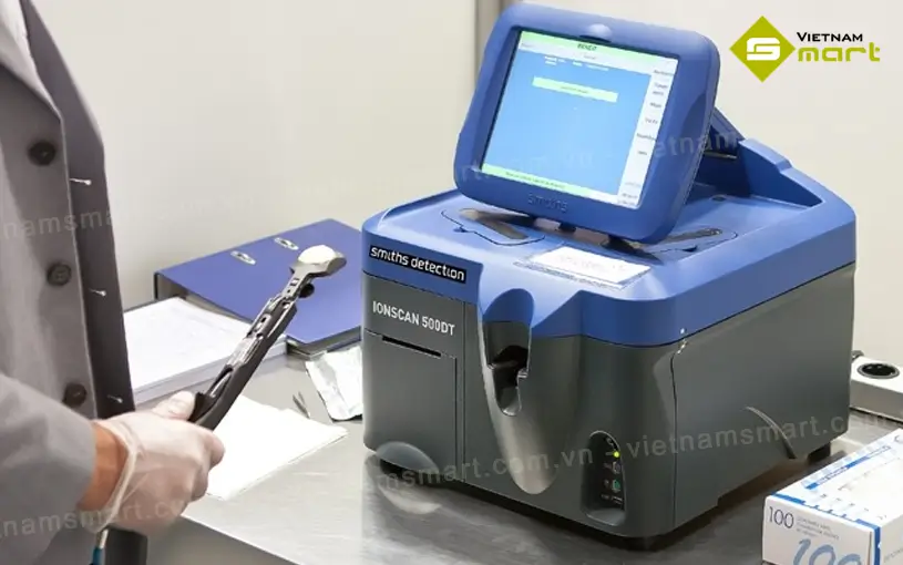 Hình ảnh thực tế máy dò chất nổ và ma túy IONSCAN 500DT.