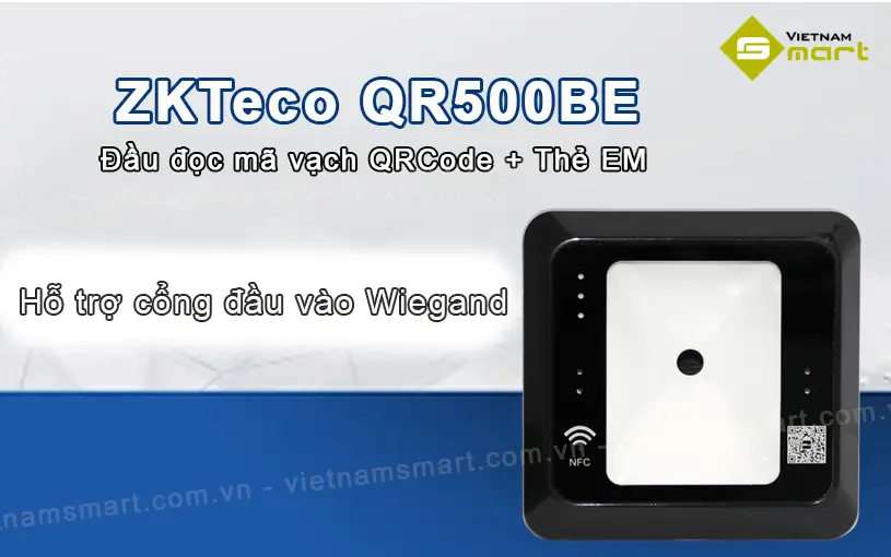 Đầu đọc mã vạch QRCode thẻ EM ZKTeco QR500-BE