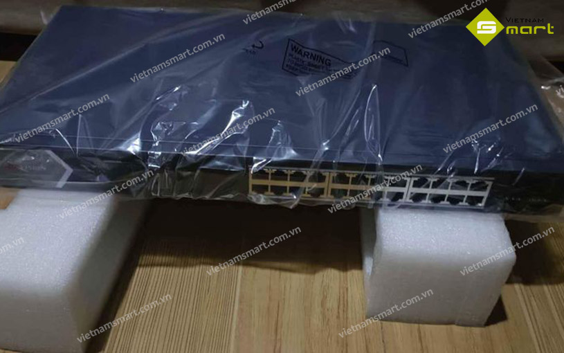 Hình ảnh thực tế của bộ chuyển mạch POE Hikvision DS-3E1526P-SI