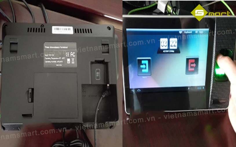 Máy chấm công vân tay thẻ ZKTeco ZPad Plus(4G) Hình ảnh thực tế của model ZPad Plus 4G