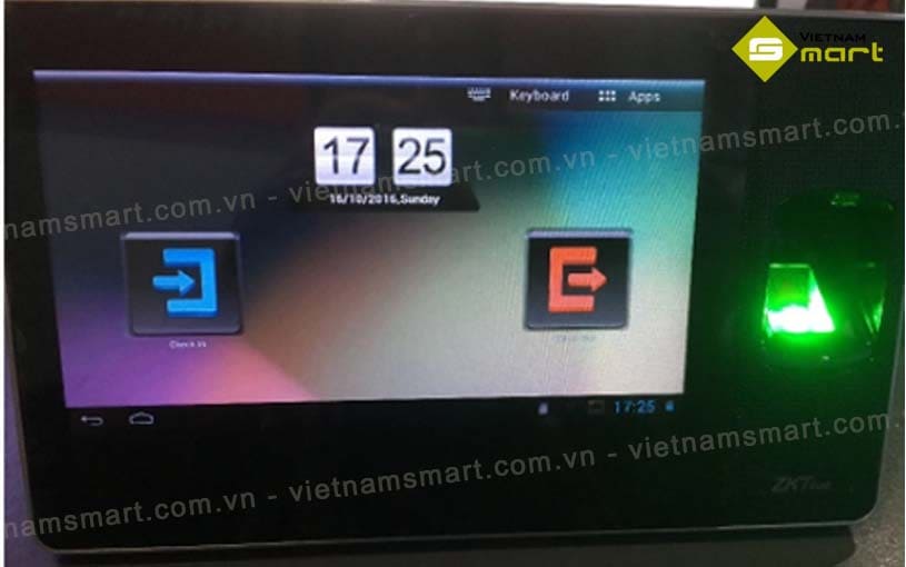 Máy chấm công vân tay thẻ ZKTeco ZPad Plus(4G) Hình ảnh kiểm tra thực tế máy chấm công vân tay ZPad Plus(4G)