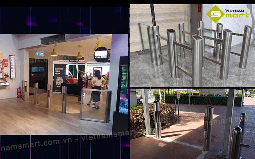Cổng swing barrier Magnet SWB103 Cổng Swing Barrier Magnet SWB103 phù hợp với mọi mô hình kiểm soát quản lý