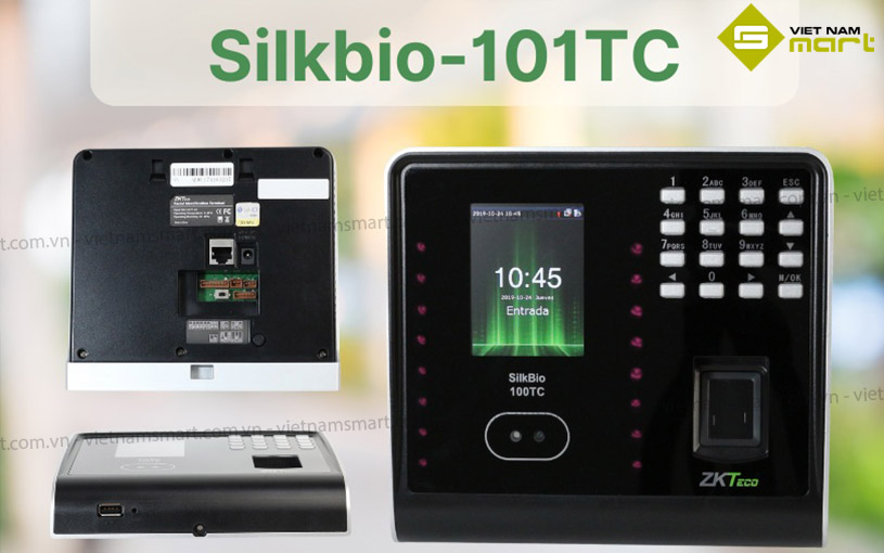 Máy chấm công khuôn mặt ZKTeco SilkBio-100TC Mẫu máy chấm công khuôn mặt kiểm soát SilkBio-100TC