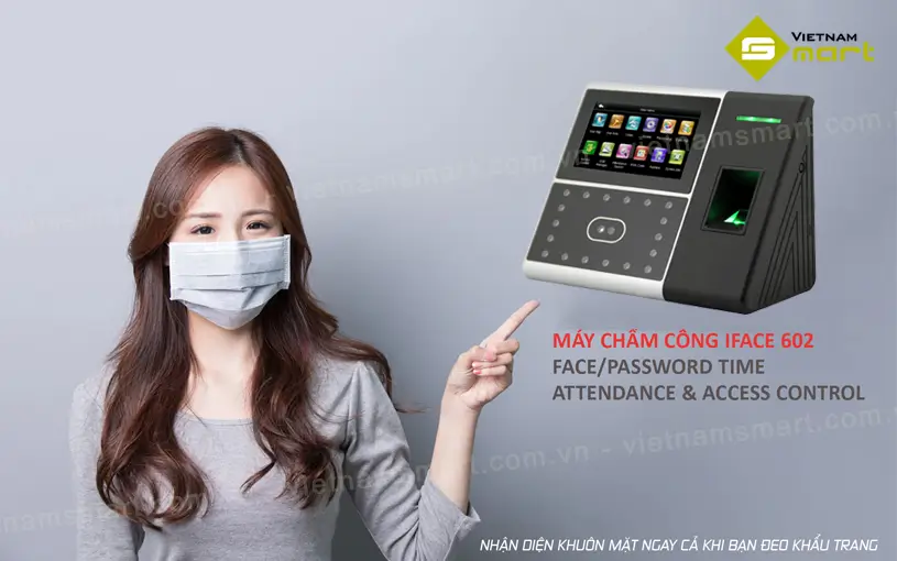Máy chấm công khuôn mặt Ronald Jack IFace602 Ronald Jack IFace602
