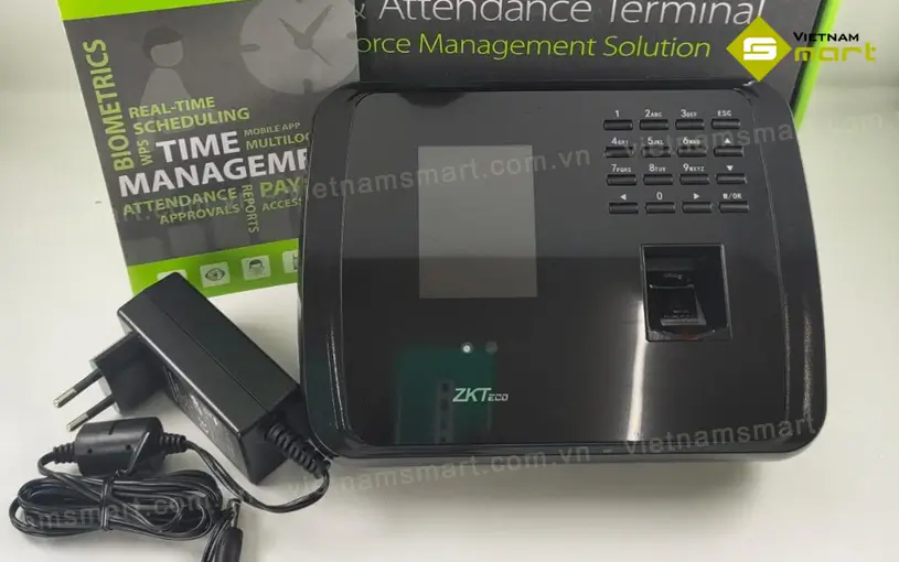 Trọn bộ máy chấm công nhận diện khuôn mặt MB460 ZKTeco