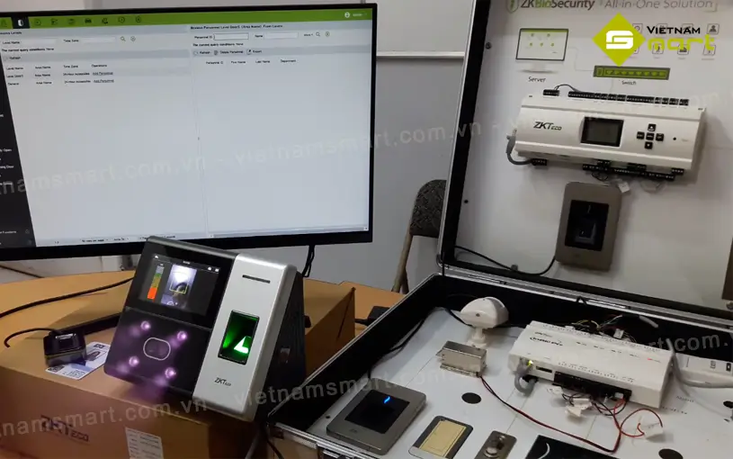 Máy chấm công khuôn mặt ZKTeco SFace900 ZKTeco SFace900 xác thực nhanh và hiện đại