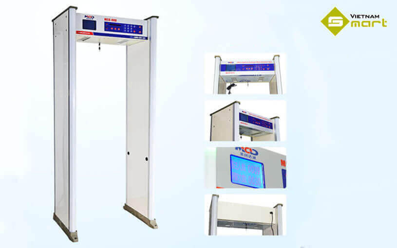 Cổng dò kim loại MCD-800 Cổng dò kim loại MCD-800 có nhiều ưu điểm nổi bật được người dùng ưa chuộng bởi nhiều tính năng